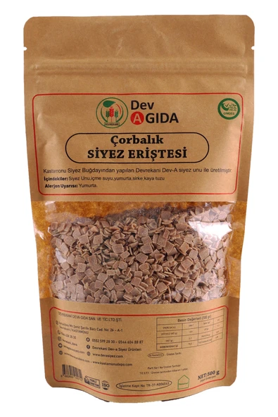 DOYPACK ÇORBALIK SİYEZ ERİŞTESİ 500G ürün görseli 1