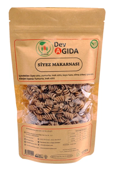 DOYPACK SİYEZ MAKARNA 300G ürün görseli 1