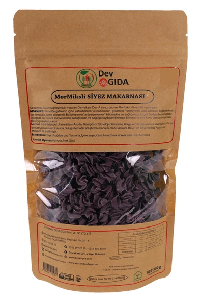 DOYPACK MOR SİYEZ MAKARNA 300G ürün görseli 1