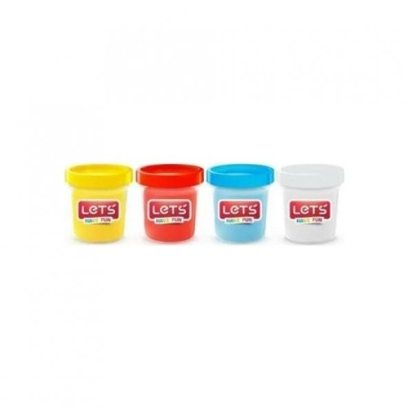 Lets Oyun Hamuru 4 Renk L8440 4X115 Gr - Resim 2