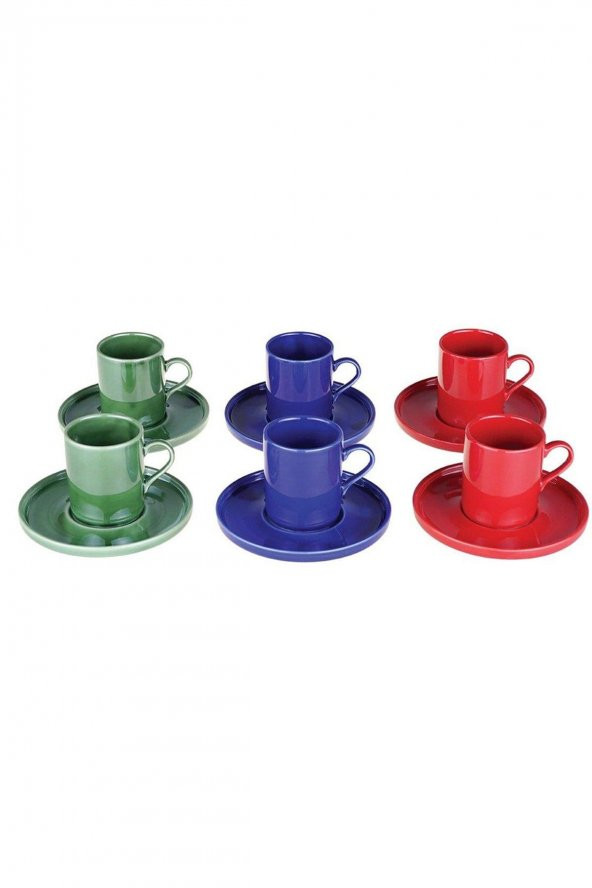 Bambum Boho 6 Kişilik Kahve Fincan Takımı B4207 ürün görseli 1