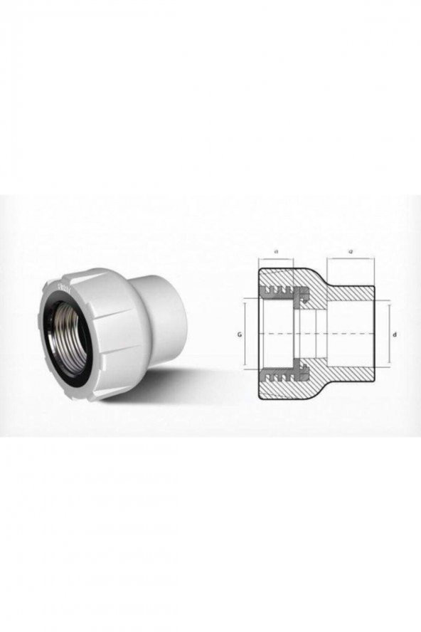 Pprc 20mm-1/2" Iç Dişli Rekor - Resim 2