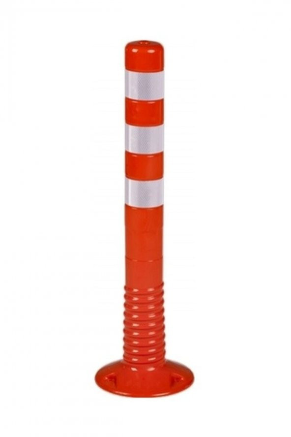 Trafik Delinatör 75 Cm Plastik Kırmızı Otopark  Yol Duba ürün görseli 1
