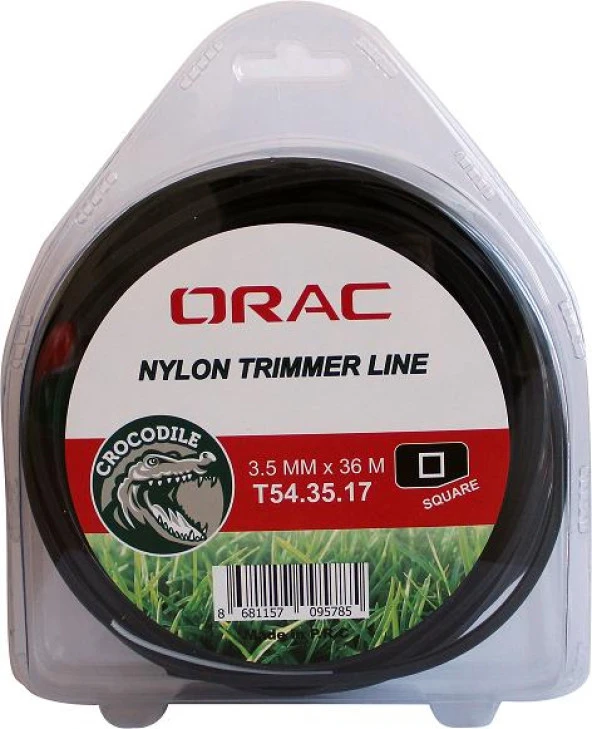 Orac 3.50 mm 36 mt.Kare Siyah Tırpan Misinası ürün görseli 1