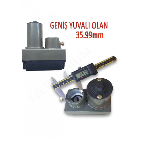 Çanak Motoru Te 018 - Asansör Kabin Kapı Motoru ENKODERSİZ ÇAPI 35.99mm ürün görseli 1
