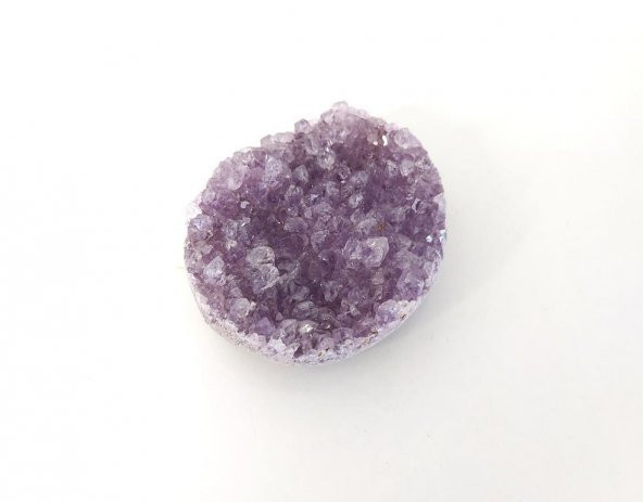Doğal Ametist Kuvars Kristal Taş 3.5- 4 CM Reiki Şifa Çakra El Oyma Kaba Doğal Taşlar ürün görseli 1