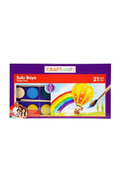 Craft and Arts 21 Renk Sulu Boya / U1557KK-21 ürün görseli 1