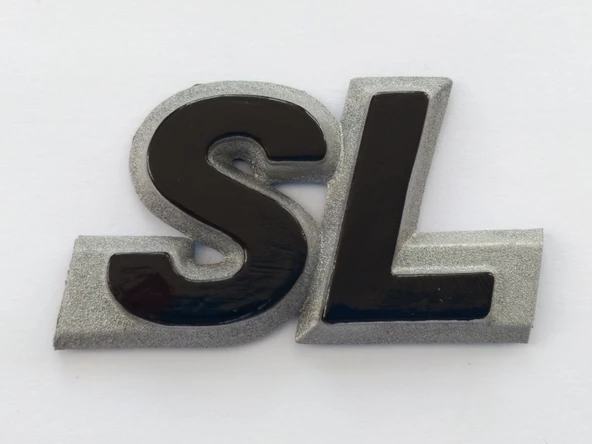 SL YAZISI GRİ, SL BAGAJ YAZISI, DOĞAN SL BAGAJ ARMASI ürün görseli 1