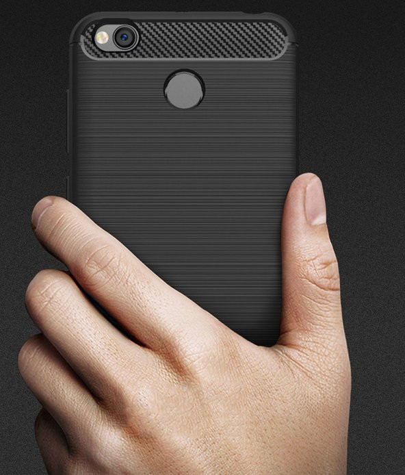 Xiaomi Redmi Note 5A Prime Kılıf Rugged Karbon Silikon Kapak ürün görseli 1