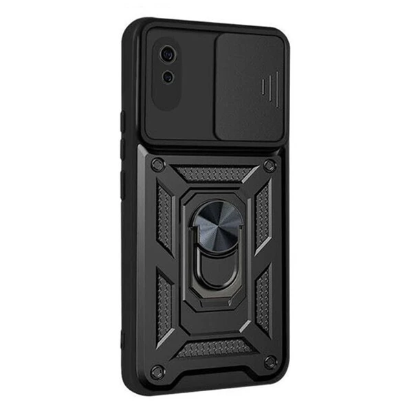 Gpack Xiaomi Redmi 9A Kılıf Tank Aramid Sürgülü Vega YüzüklüNano ürün görseli 1