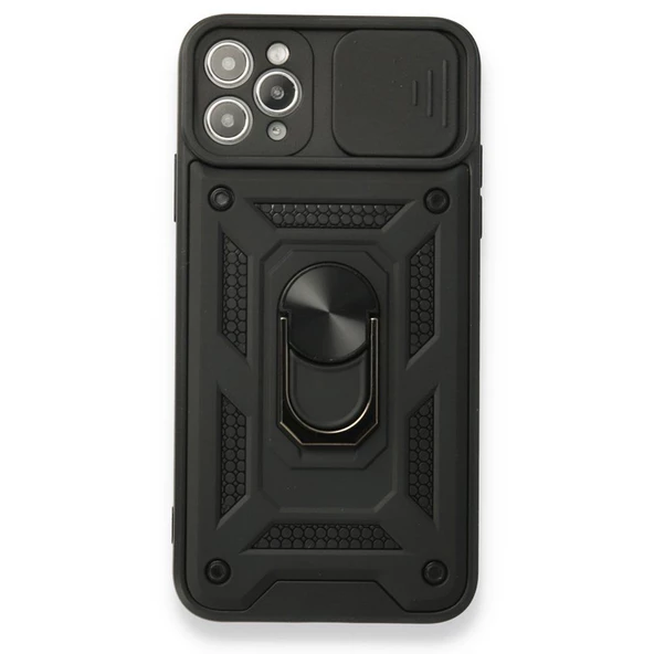 Gpack Apple iPhone 11 Pro Max Kılıf Tank Aramid Sürgülü Vega YüzüklüNano ürün görseli 1