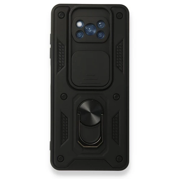 Gpack Xiaomi Poco X3 Pro Kılıf Tank Aramid Sürgülü Vega YüzüklüNano ürün görseli 1