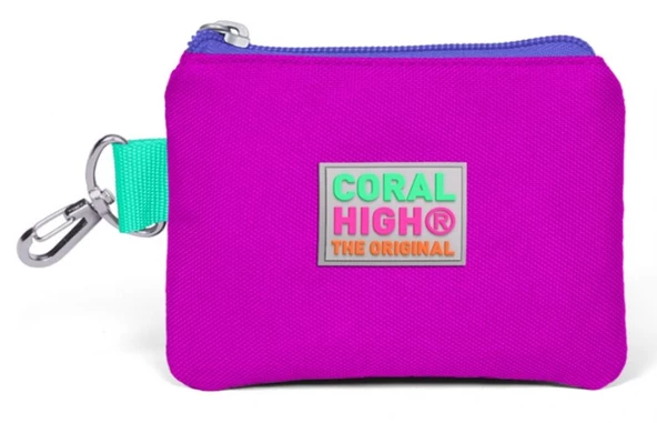 Coral High Pembe Renk Bozuk Para Çantası - Kız Çocuk ürün görseli 1