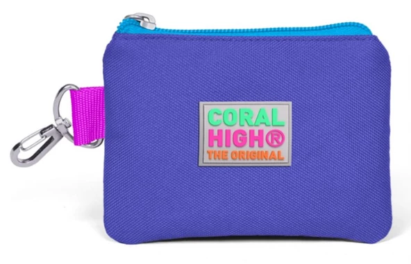 Coral High Mor Renk Bozuk Para Çantası - Kız Çocuk ürün görseli 1
