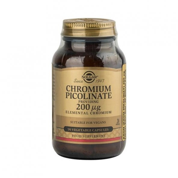 Chromium Picolinate 200 mcg Takviye Edici Gıda 90 Kapsül ürün görseli 1