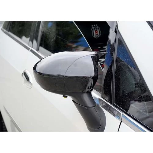Fiat Punto Evo Batman Yarasa Ayna Kapağı Piano Black 2009 - 2012 ürün görseli 1