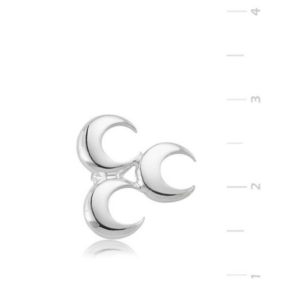 Gümüş Üç Hilal Rozet - Resim 2