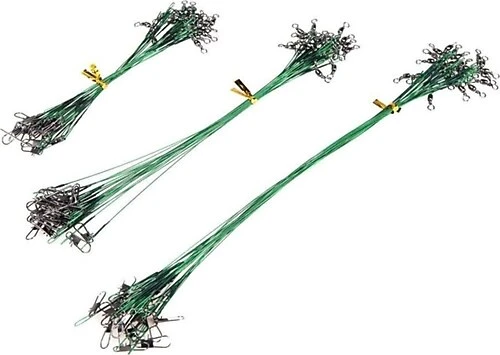 Yeşil Renk Çelik Tel Fırdöndülü Klipsli 10lu Paket HG2507 ürün görseli 1