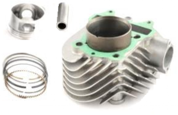 Çelik Wind Hunter 150 Scooter Silindir Piston Seti Kıvrık Petek ürün görseli 1