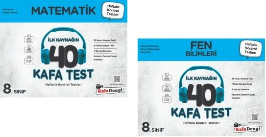 Kafadengi 2025 8. Sınıf Lgs Matematik Fen Bilimleri Kafa Test Seti 2 Kitap ürün görseli 1