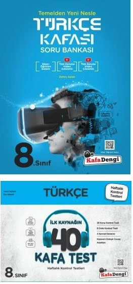 Kafadengi 2025 8. Sınıf Lgs Türkçe Kafası Soru + Kafa Test Seti 2 Kitap ürün görseli 1