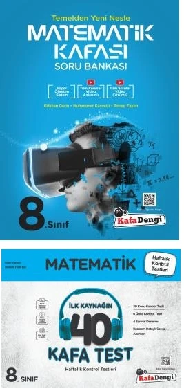Kafadengi 2025 8. Sınıf Lgs Matematik Kafası Soru + Kafa Test Seti 2 Kitap ürün görseli 1
