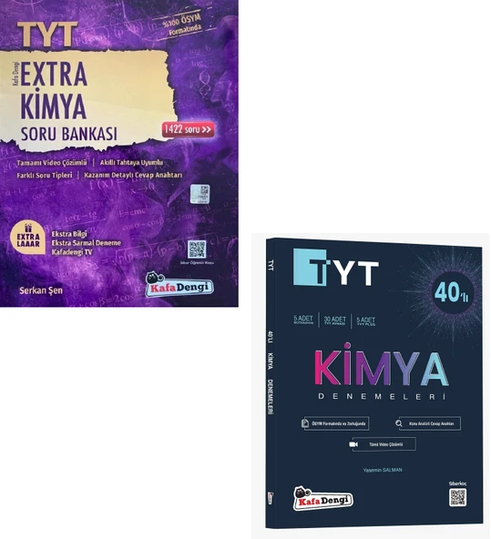 Kafadengi 2025 Tyt Kimya Extra Soru + Deneme Seti 2 Kitap ürün görseli 1