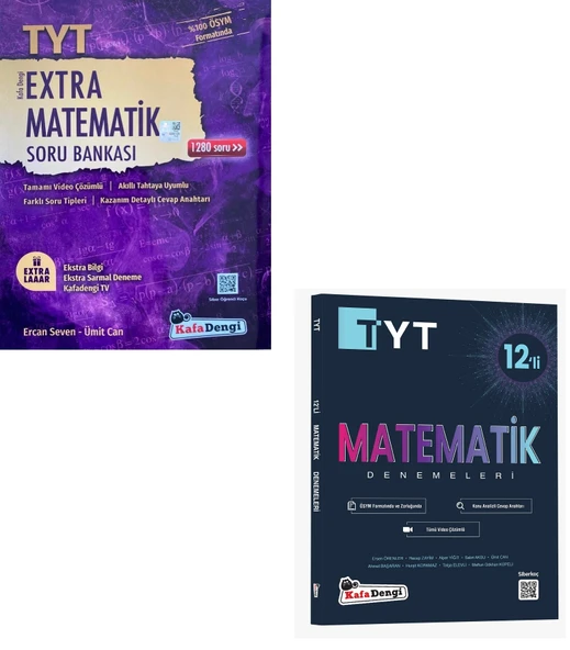 Kafadengi 2025 Tyt Matematik Extra Soru + Deneme Seti 2 Kitap ürün görseli 1