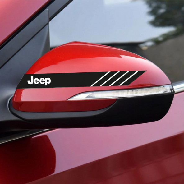 Jeep Yan Aynalar Selefon Kaplama Sticker Seti ürün görseli 1