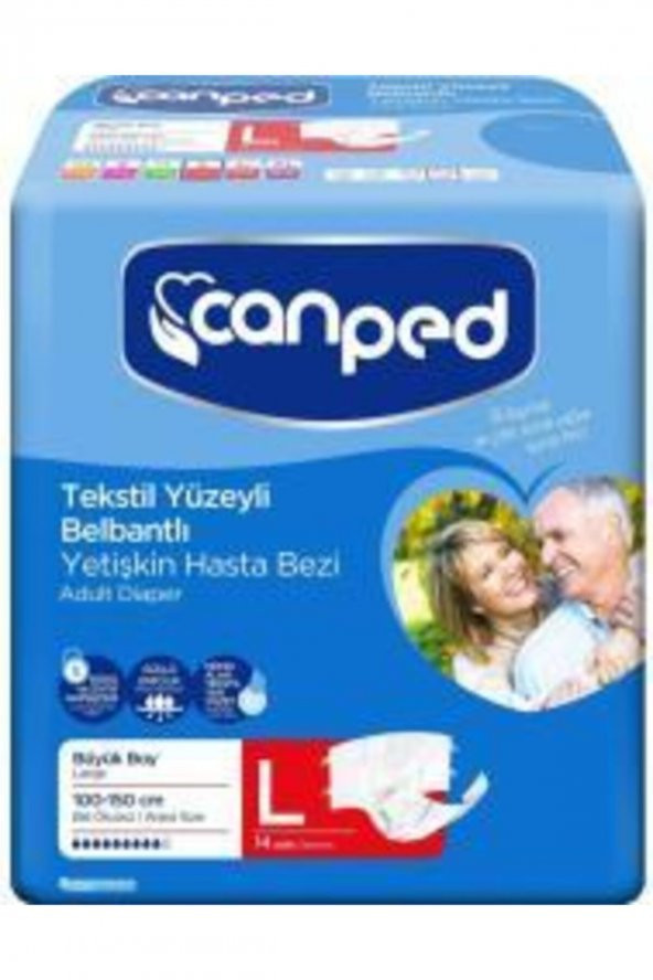 Canped Yetişkin Hasta Bezi Large 42 Adet ürün görseli 1