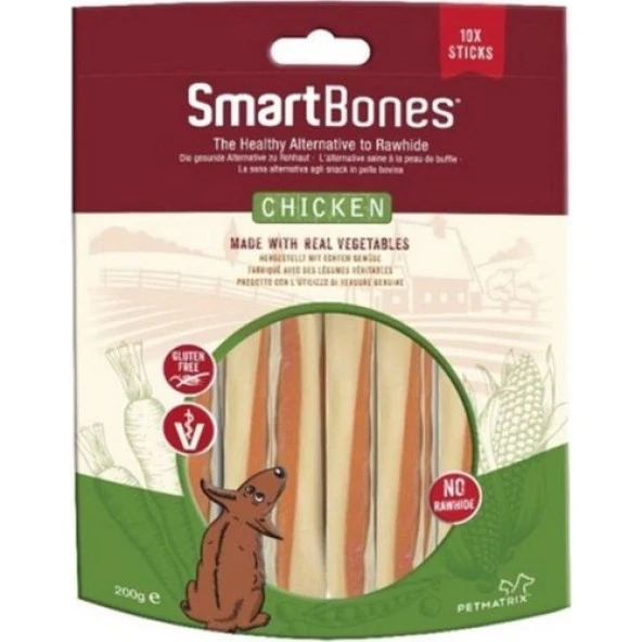 SmartBones Smartstick Tavuk Köpek Ödül 10lu Paket Skt : 02/2027 ürün görseli 1