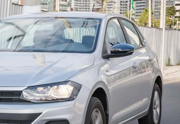 Vw Polo Mk6 Batman Yarasa Ayna Kapağı Piano Black 2018-2021 ürün görseli 1