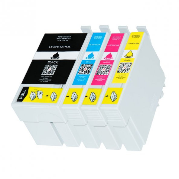 Epson WorkForce WF-7610DWF Muadil Kartuş / Epson 27XL Muadil Kartuş Takımı ürün görseli 1