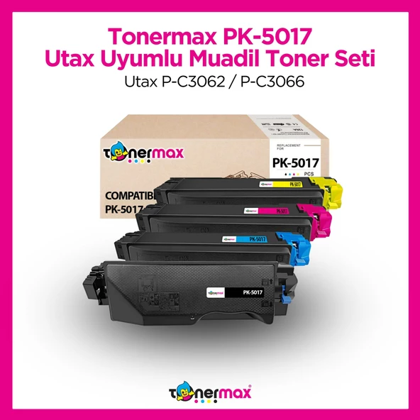 Triumph-Adler P-C3066i MFP Muadil Toner Takım/ Utax PK5017 Takım ürün görseli 1