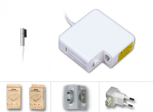 MacBook 661-0443,661-4259,661-4269 Adaptörü 60W Magsafe1 16.5V ürün görseli 1