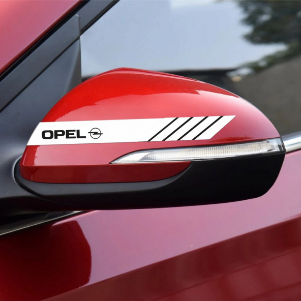 Opel Yan Aynalar Selefon Kaplama Sticker Seti ürün görseli 1