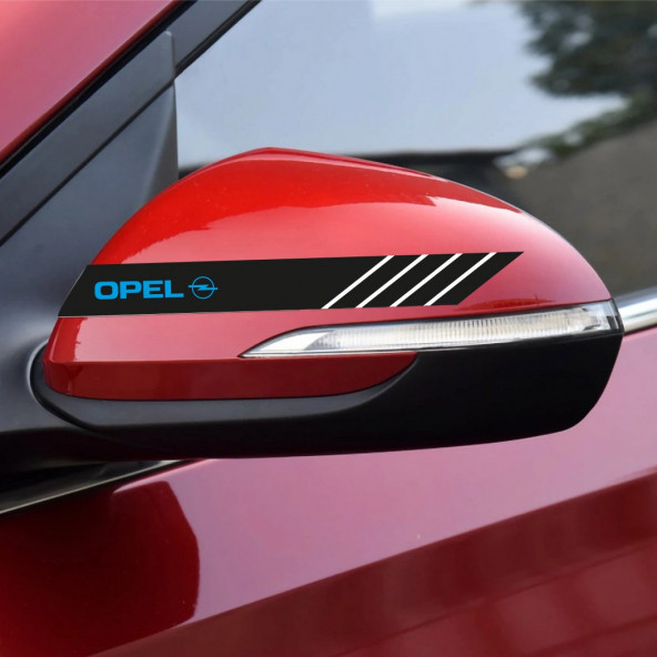 Opel Yan Aynalar Selefon Kaplama Sticker Seti ürün görseli 1
