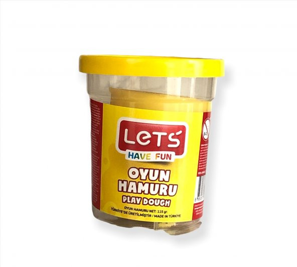 Lets Oyun Hamuru Sarı 115 Gr L8440-01 ürün görseli 1