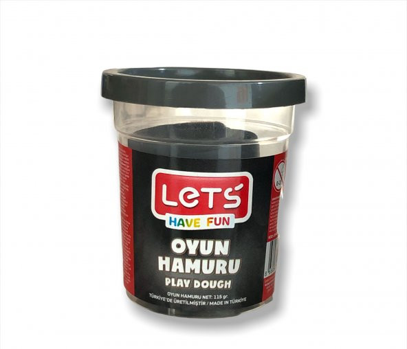 Lets Oyun Hamuru Gri 115 Gr L8440-13 ürün görseli 1
