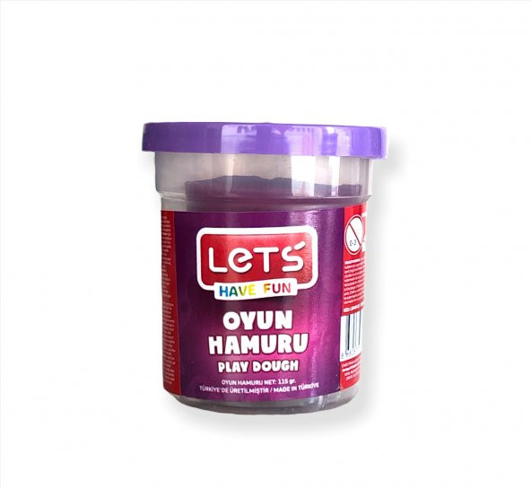 Lets Oyun Hamuru Mor 115 Gr L8440-09 ürün görseli 1