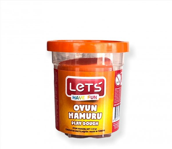 Lets Oyun Hamuru Turuncu 115 Gr L8440-08 ürün görseli 1