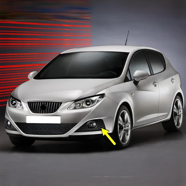 Seat İbiza 2009-2012 Ön Tampon Sol Sis Farı Kapağı 6J0853665A ürün görseli 1
