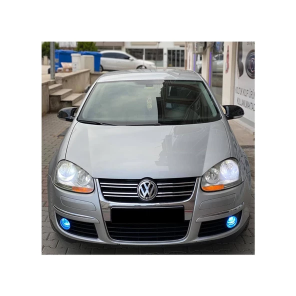 Vw Jetta Mk5 Batman Yarasa Ayna Kapağı Piano Black 2005-2010 ürün görseli 1