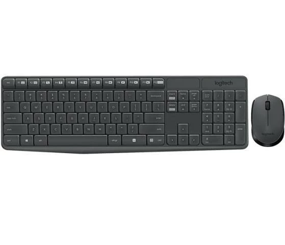LOGITECH MK235 KABLOSUZ USB Q TR MM KEYBOARD SET 920-007925 ürün görseli 1