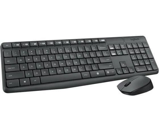LOGITECH MK235 KABLOSUZ USB Q TR MM KEYBOARD SET 920-007925 - Resim 3