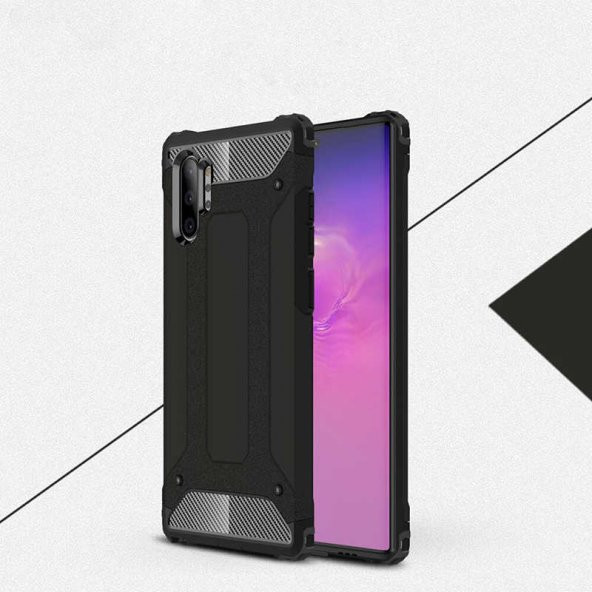 Galaxy Note 10 Plus Kılıf Zore Crash Silikon Kapak - Resim 2