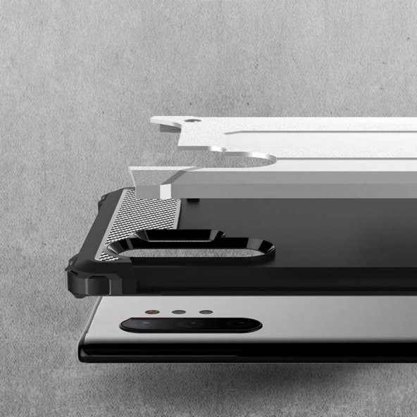 Galaxy Note 10 Plus Kılıf Zore Crash Silikon Kapak - Resim 8