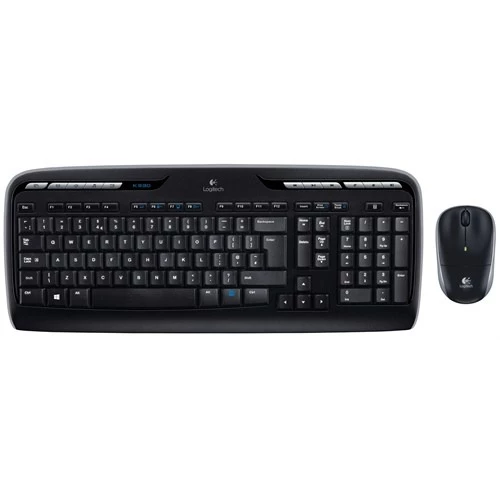 LOGITECH MK330 Q TR MM KABLOSUZ KLAVYE MOUSE SET SİYAH 920-003988 ürün görseli 1