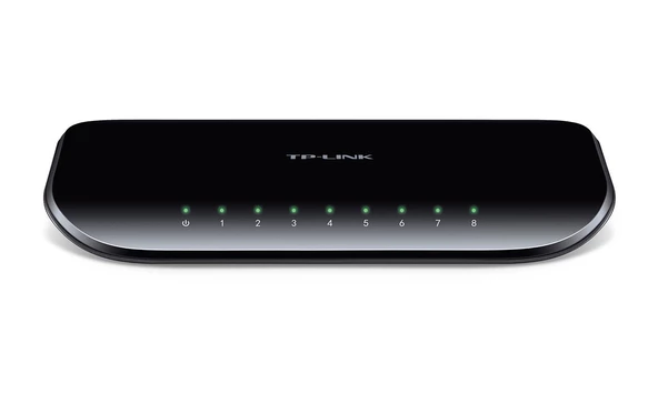 TP-LINK TL-SG1008D 8 PORT GIGABIT MASAÜSTÜ SWITCH (PLASTİK KASA) ürün görseli 1