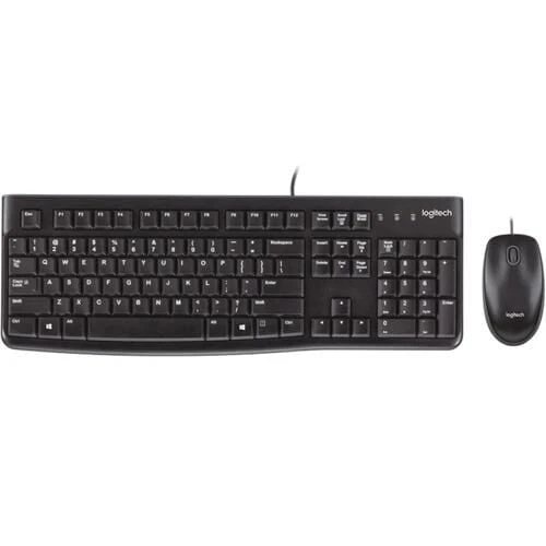 LOGITECH MK120 KABLOLU USB Q TR DESKTOP SET 920-002560 ürün görseli 1